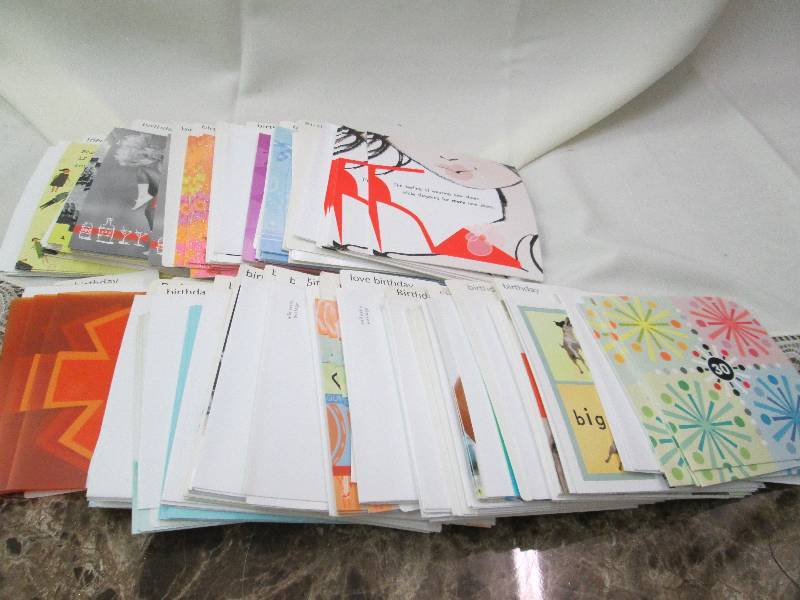 assortment of Birthday cards , dads...