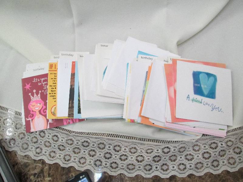 Assortment of birthday card...