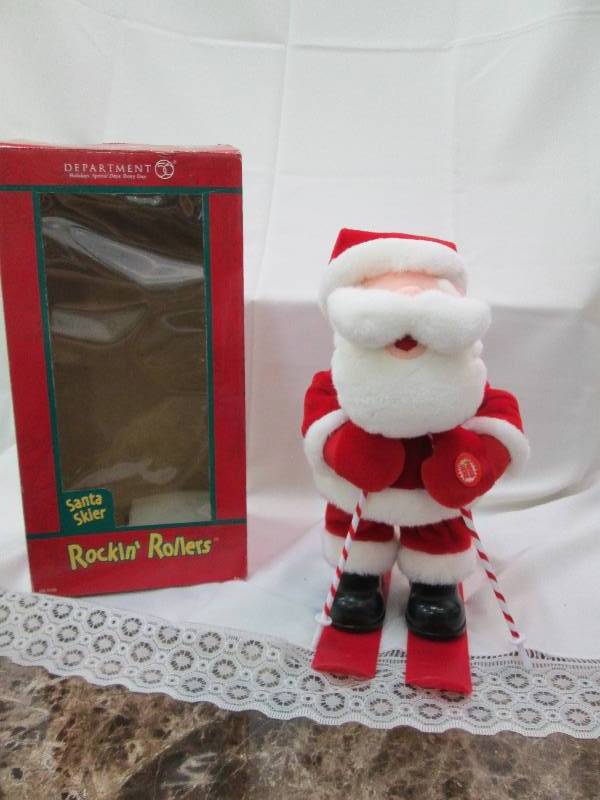 Santa Skier Rockin Rollers...