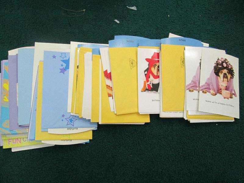 assortment of birthday card for Man...