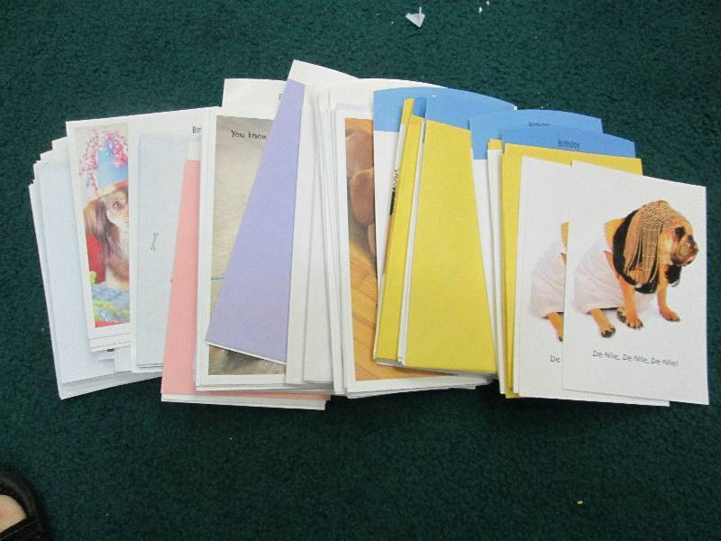Assortment of birthday card ...