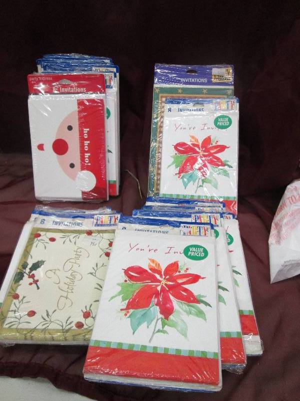 Assortment of Christmas pkg. of inv...