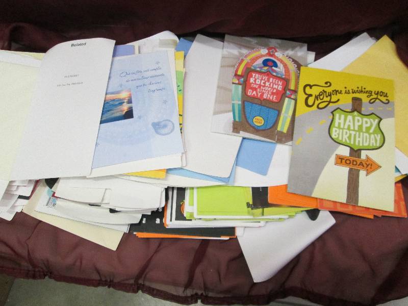 Assortment of cards...