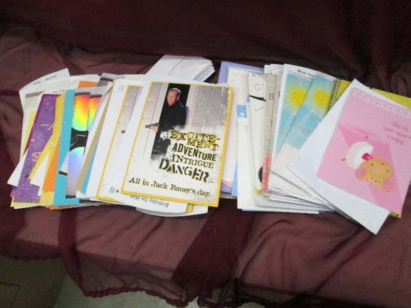 Assortment of cards...