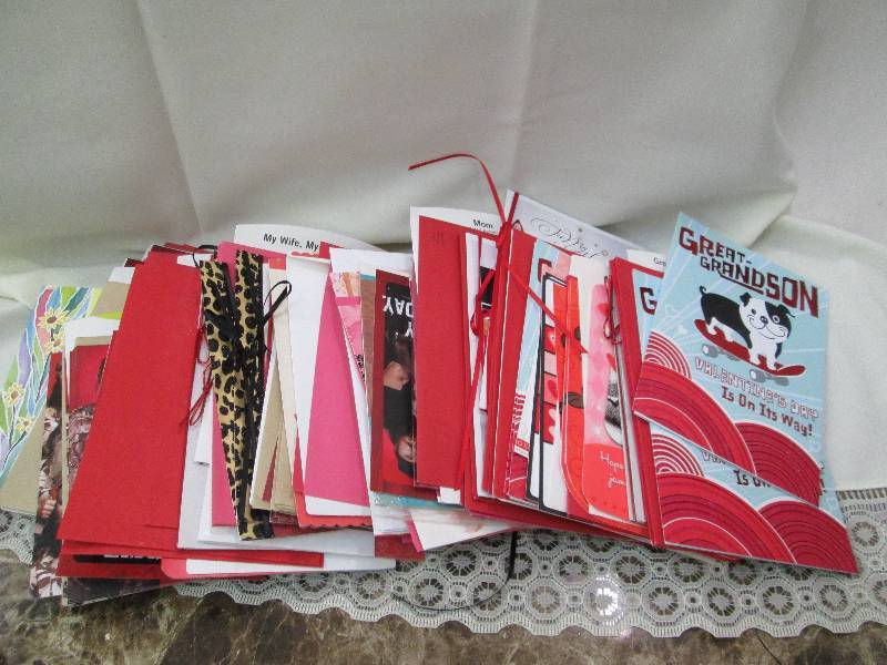 Assortment of Valentines cards...
