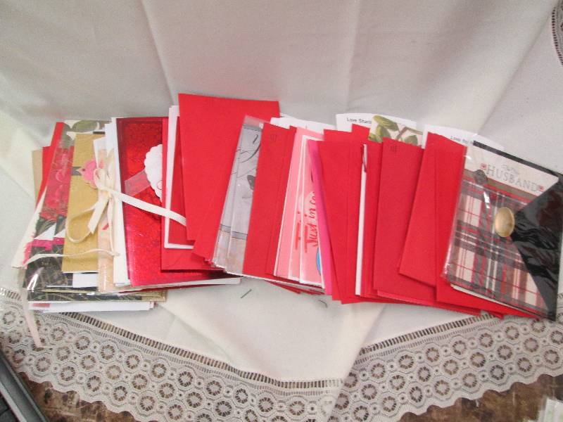 Assortment of Valentines day cards...