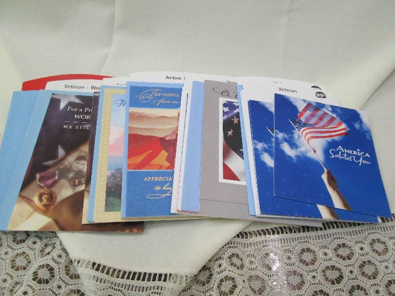 Assortment of Veteran cardse...