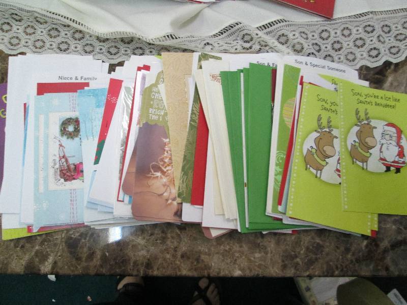 Assortment of Christmas cards Dad, ...