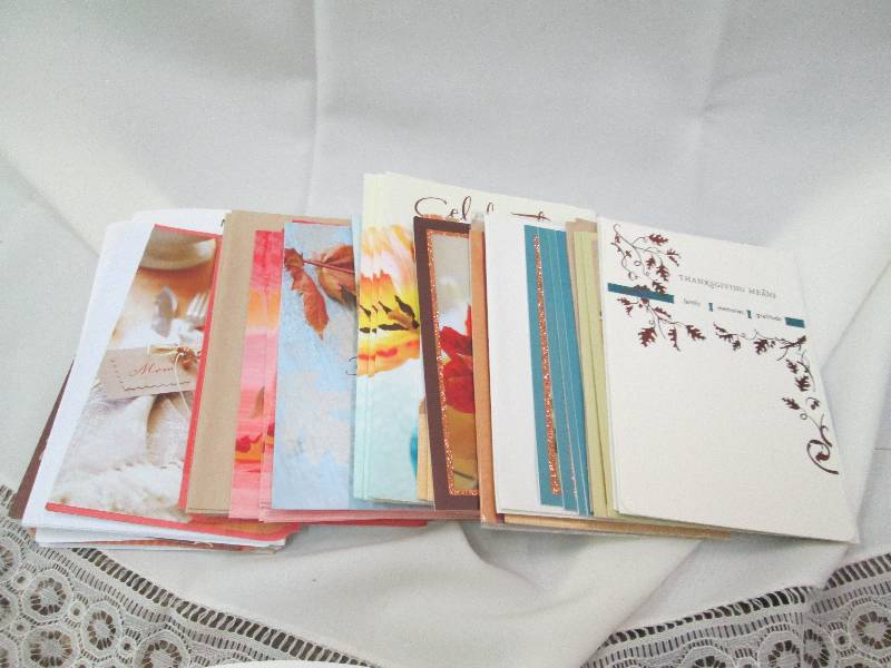 Assortment of Thanksgiving cards Mo...