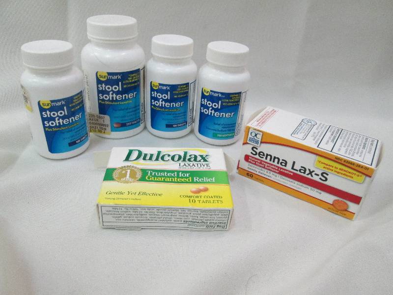 Sunmark Stool softener, Dulcolax la...
