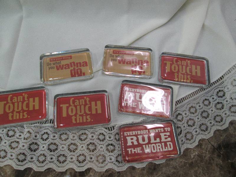 Qty 7 paper weight thats sayings C...
