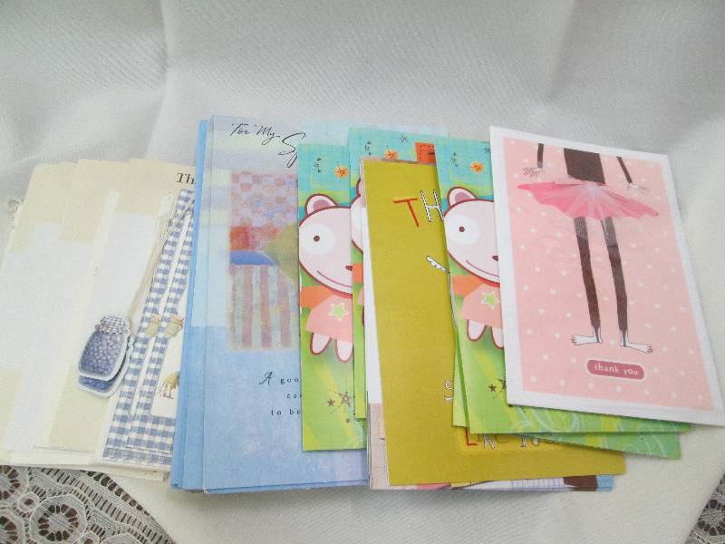 Assortment of Thank you cards...