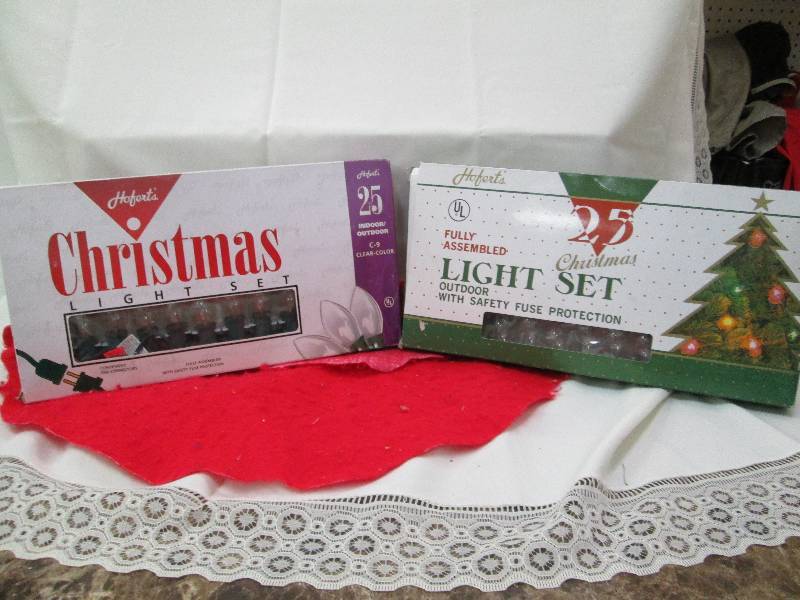 Qty 2 box Hoferts Christmas Light ...