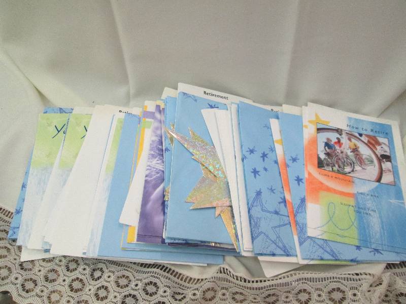 Assortment of  Retirement cards...