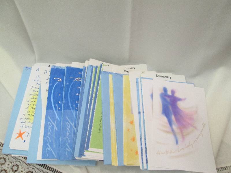 Assortment of Anniversary cards...