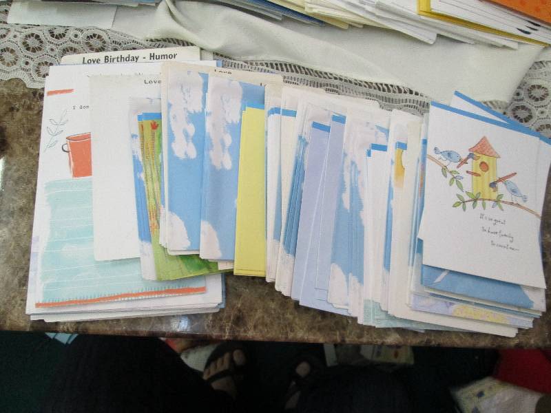 Assortment of card for love...