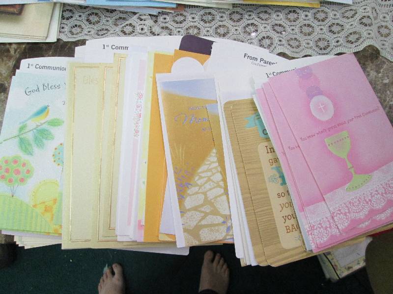 Assortment of cards for 1st communi...