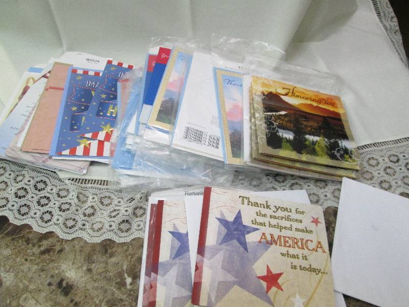 Assortment of Military cards...