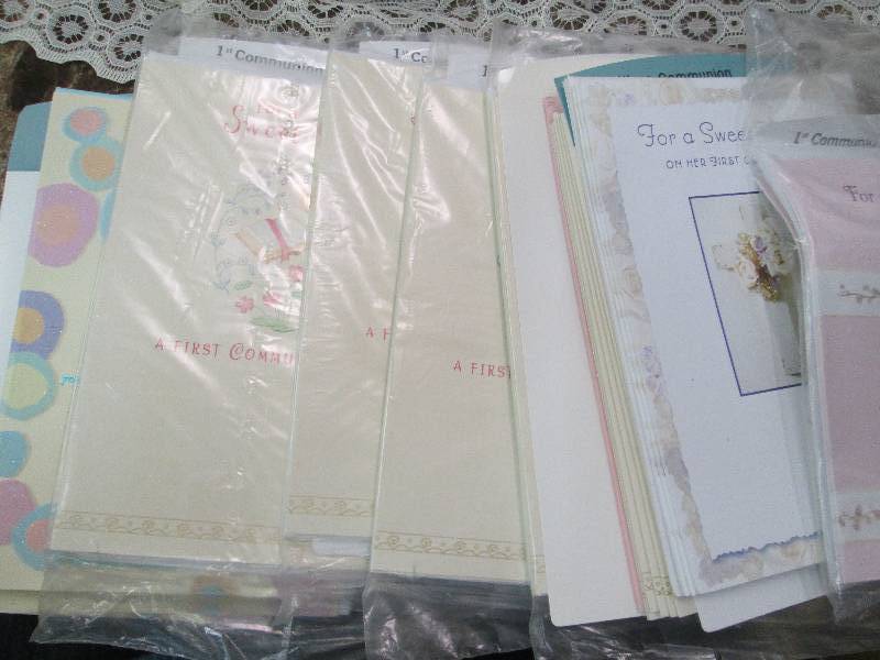 Assortment of  Communion cards ...