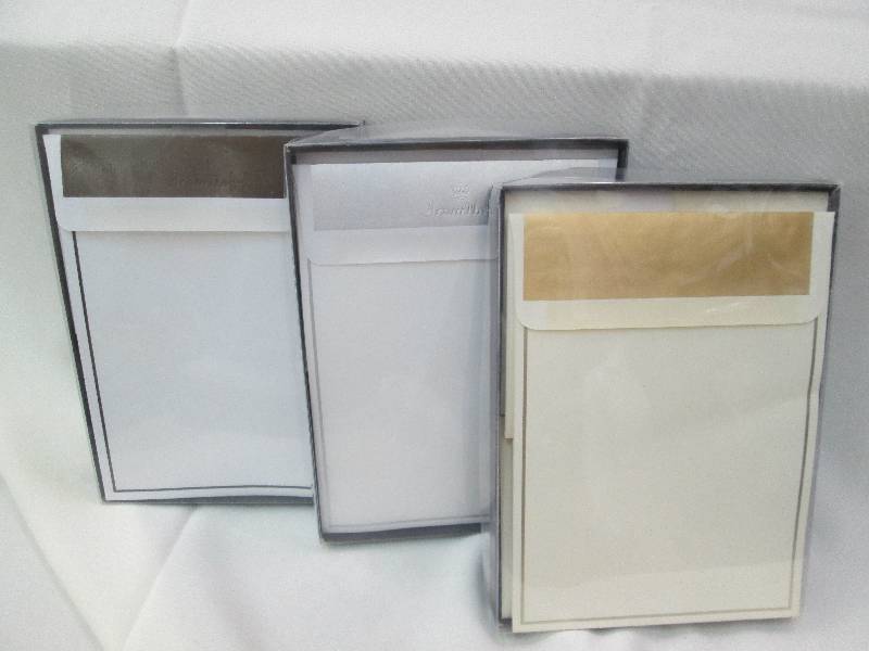 Qty 3 Hallmark stationery with enve...