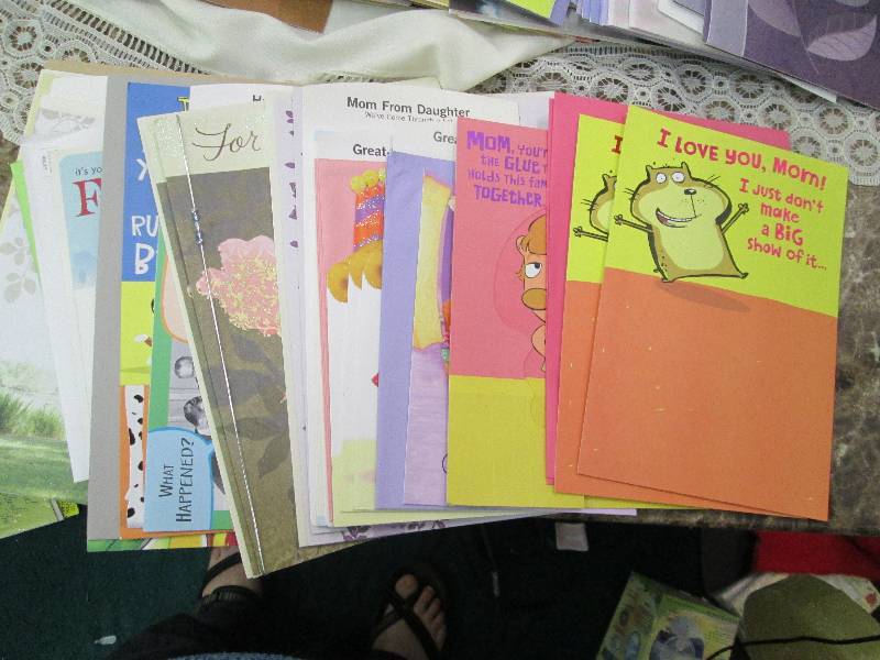 Assortment of birthday cards mom fr...