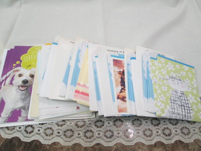 Assortment of thinking of you cards...