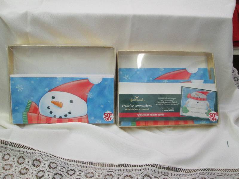 Qty 3 boxes of Christmas cards 10 i...