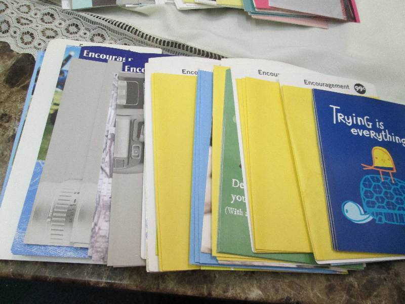 Assortment of Encouragement cards...