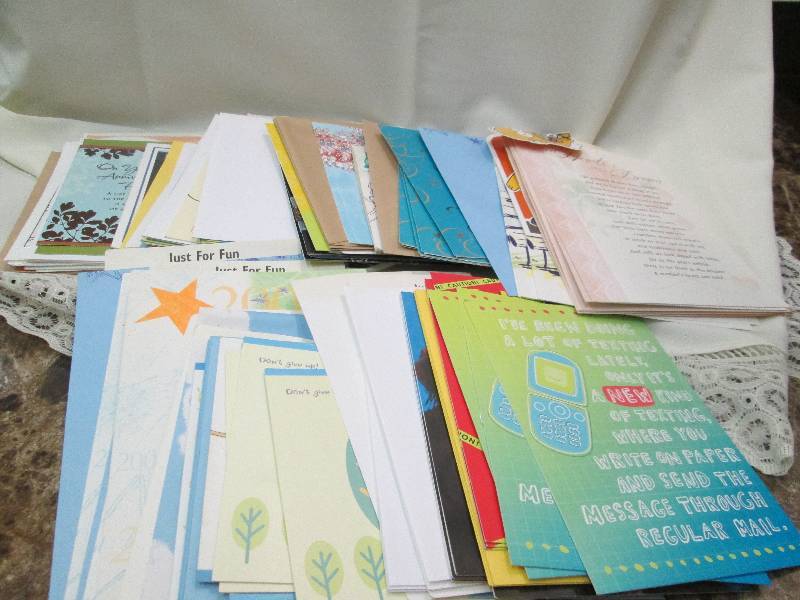 Assortment of cards...