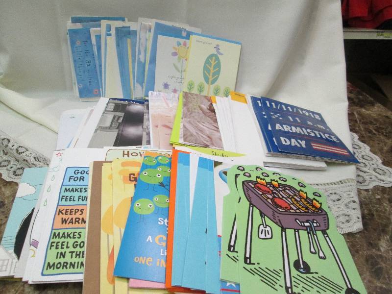 Assortment of cards...