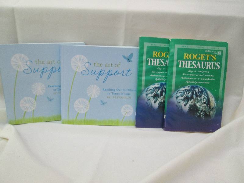 2- the art of support, and 2- Roget...