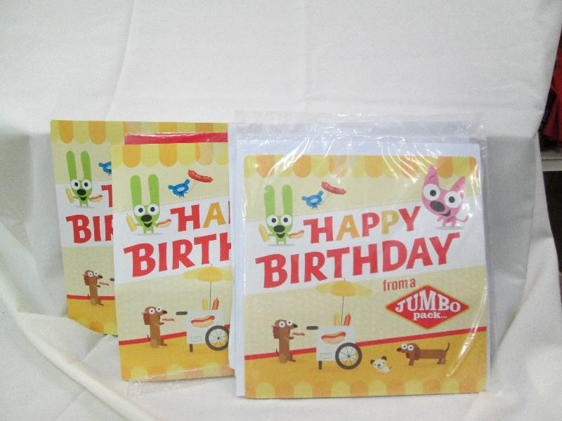 Qty 3 Big birthday cards...