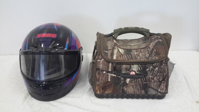 Helmet, Sportsman cooler