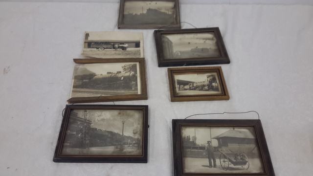 Old photos, railroad, B&W
