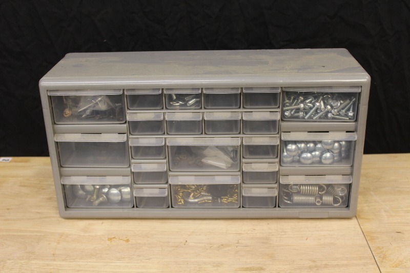 lot 111 image: Parts Bin with Contents