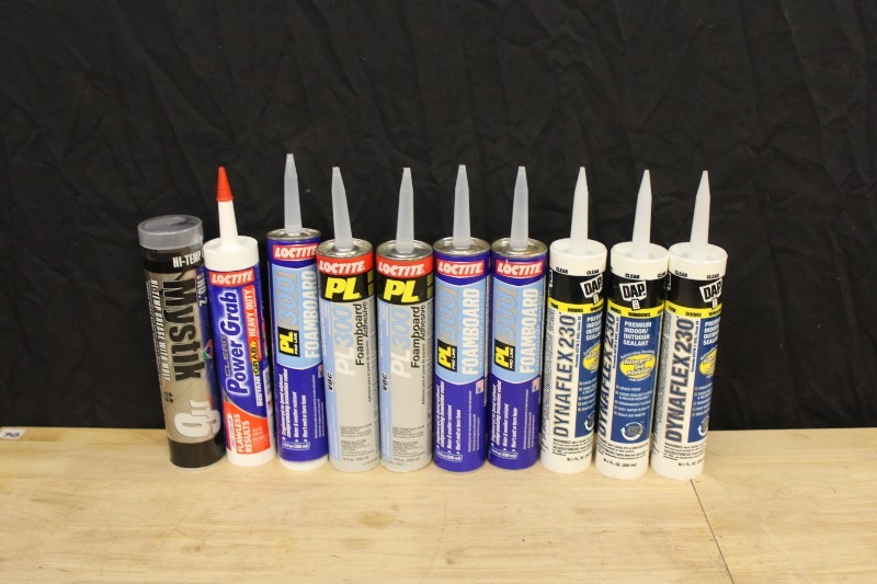 lot 121 image: Loctite and Sealant Tubes