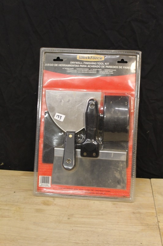 lot 133 image: Drywall Finishing Tool Kit