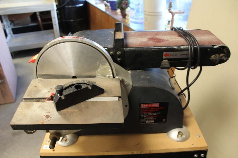 Craftsman 6 x 9" Belt and Disc Sander Woodworking Shop and Moving