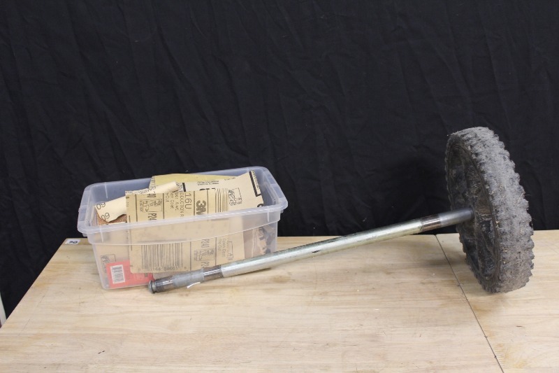 lot 174 image: Wheel and Sandpaper