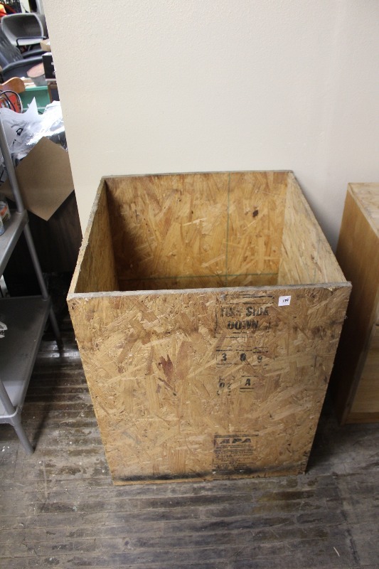 lot 179 image: Wood Box - No Top or Bottom