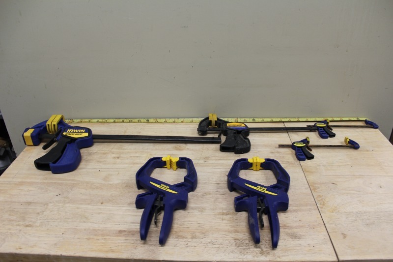 lot 186 image: Irwin Bar Clamps