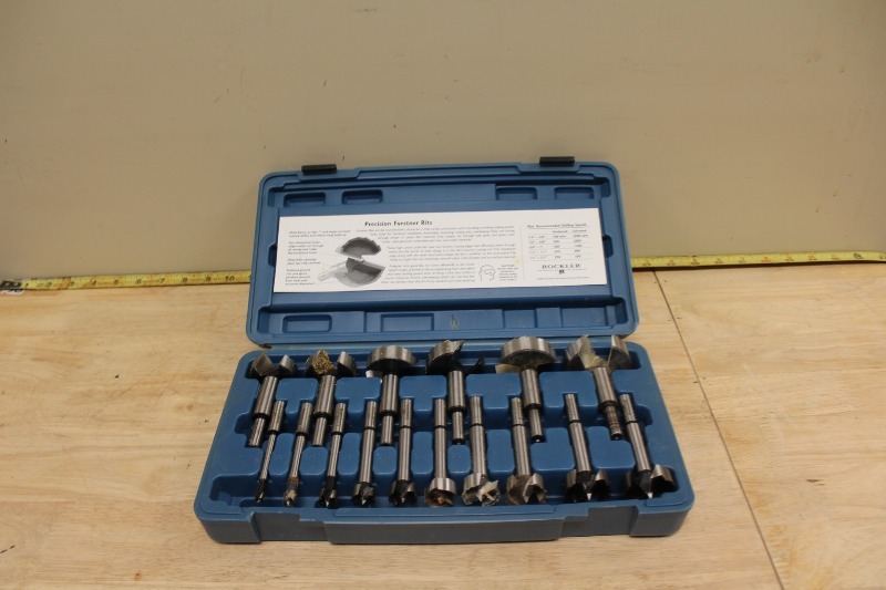 lot 189 image: Rockler Precision Forstner Bit Set