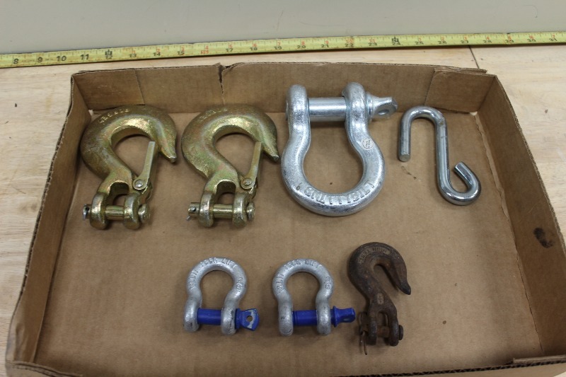 lot 245 image: Clevis Pins and Hooks