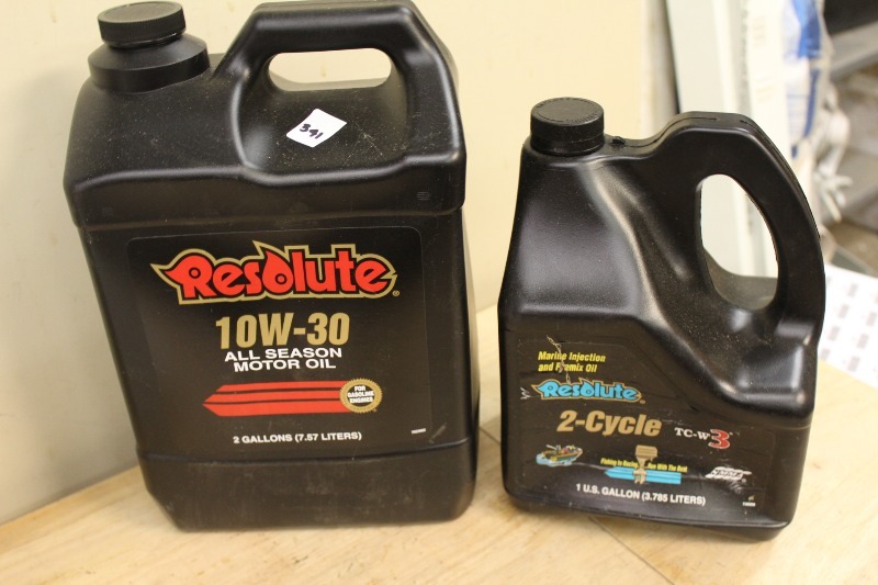lot 341 image: 2 Jugs Oil