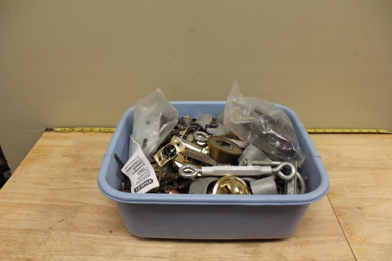 lot 251 image: Tote of Hardware