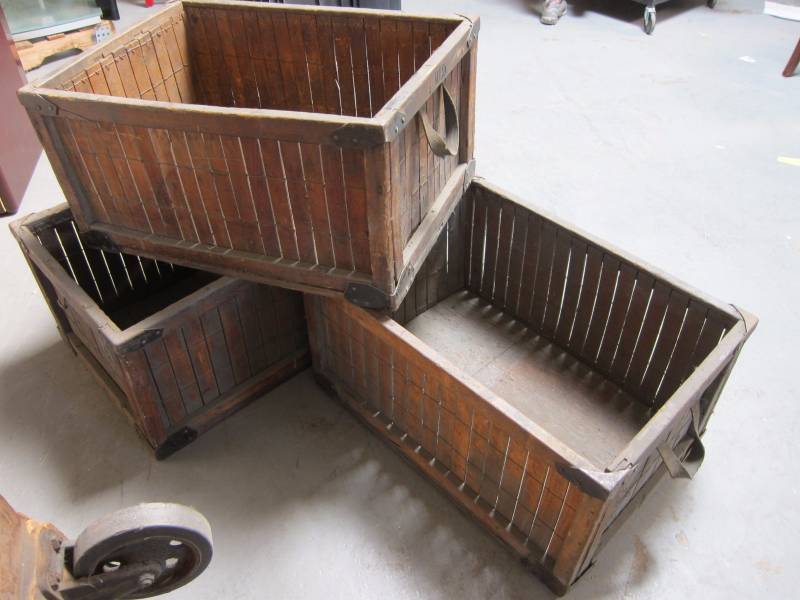 Industrial Wood Crates