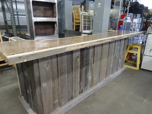 Rustic bar  counter