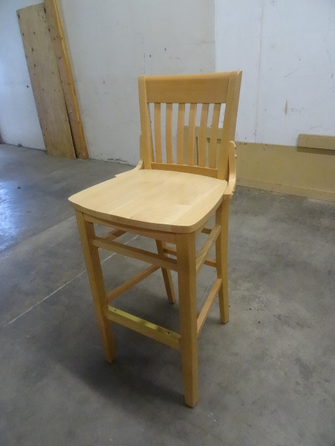 Brand new wood stool