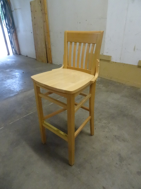 Brand new wood stool