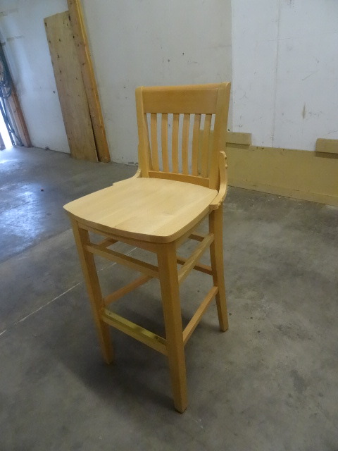 Brand new wood stool